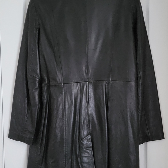 Lambskin Black Leather Jacket - Picture 2 of 2